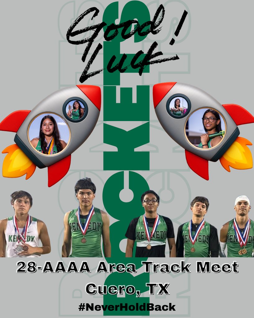 JFKennedyHighS's tweet photo. Good luck to the Kennedy Track & Field Team at Area today! ๐โโ๏ธ๐
Proud of Julie, Haydee, Jonathan, David, Jesus, Adan & Dezzelโyour hard work and determination got you here.
Run with confidence, represent JFK with pride, and leave it all on the track!
#NeverHoldBack ๐ https://t.co/r4zKmoWRC6