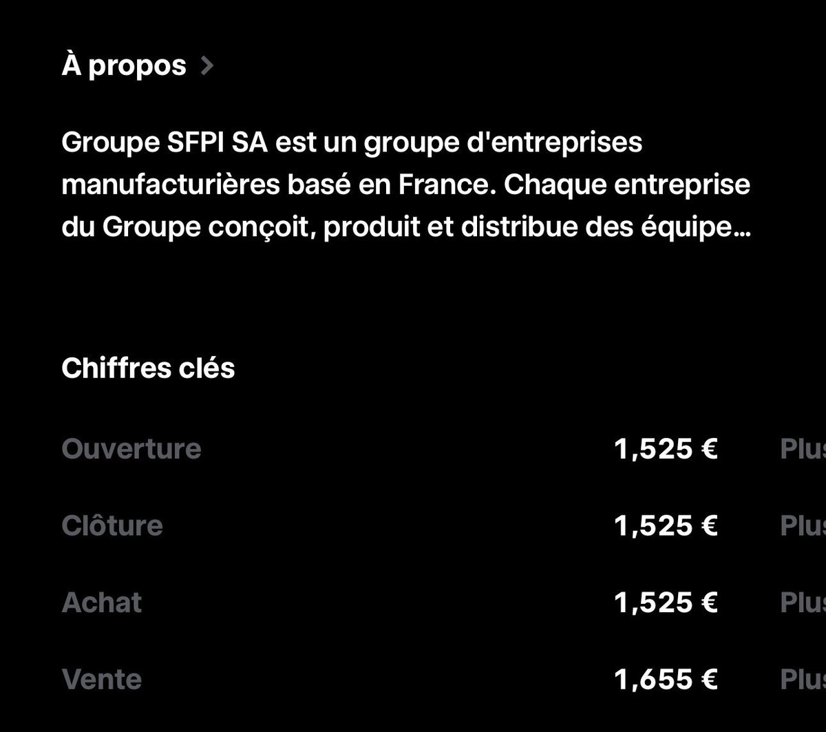 FinotGael's tweet photo. #traderepublic vous êtes sérieux????
Cotation à 1,525€ alors que la clôture s’est faite à 1,86€….
@traderepublic @TraderepublicFR
#sfpi https://t.co/A4AzlqxEZf