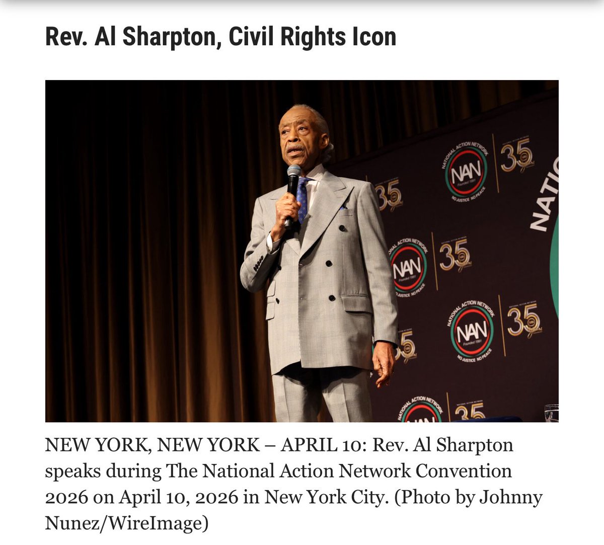 National Action Network tweet media