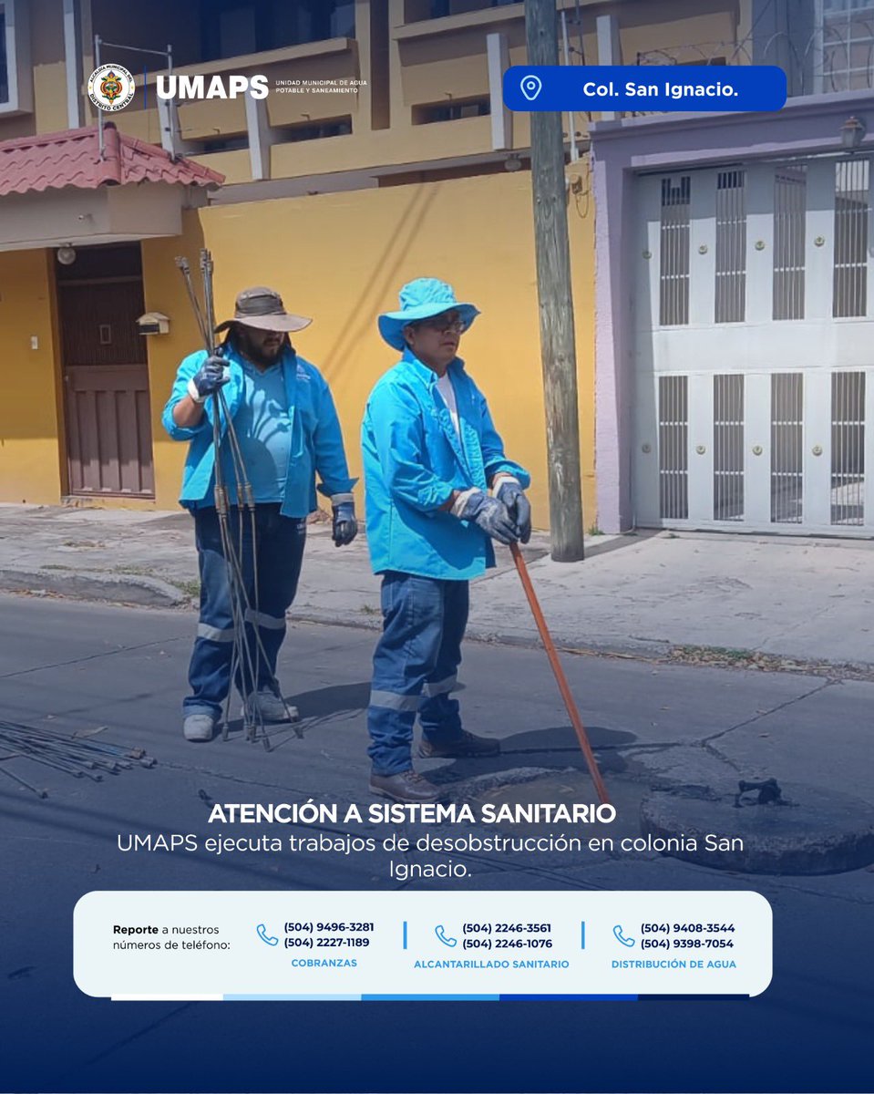 umapsdc's tweet photo. 🔧 UMAPS atiende obstrucción en alcantarillado sanitario en colonia San Ignacio.

Cuadrillas técnicas ejecutan trabajos de desobstrucción para restablecer el flujo y garantizar el adecuado funcionamiento del sistema en beneficio de los vecinos. https://t.co/H8Fkgwx1Jo