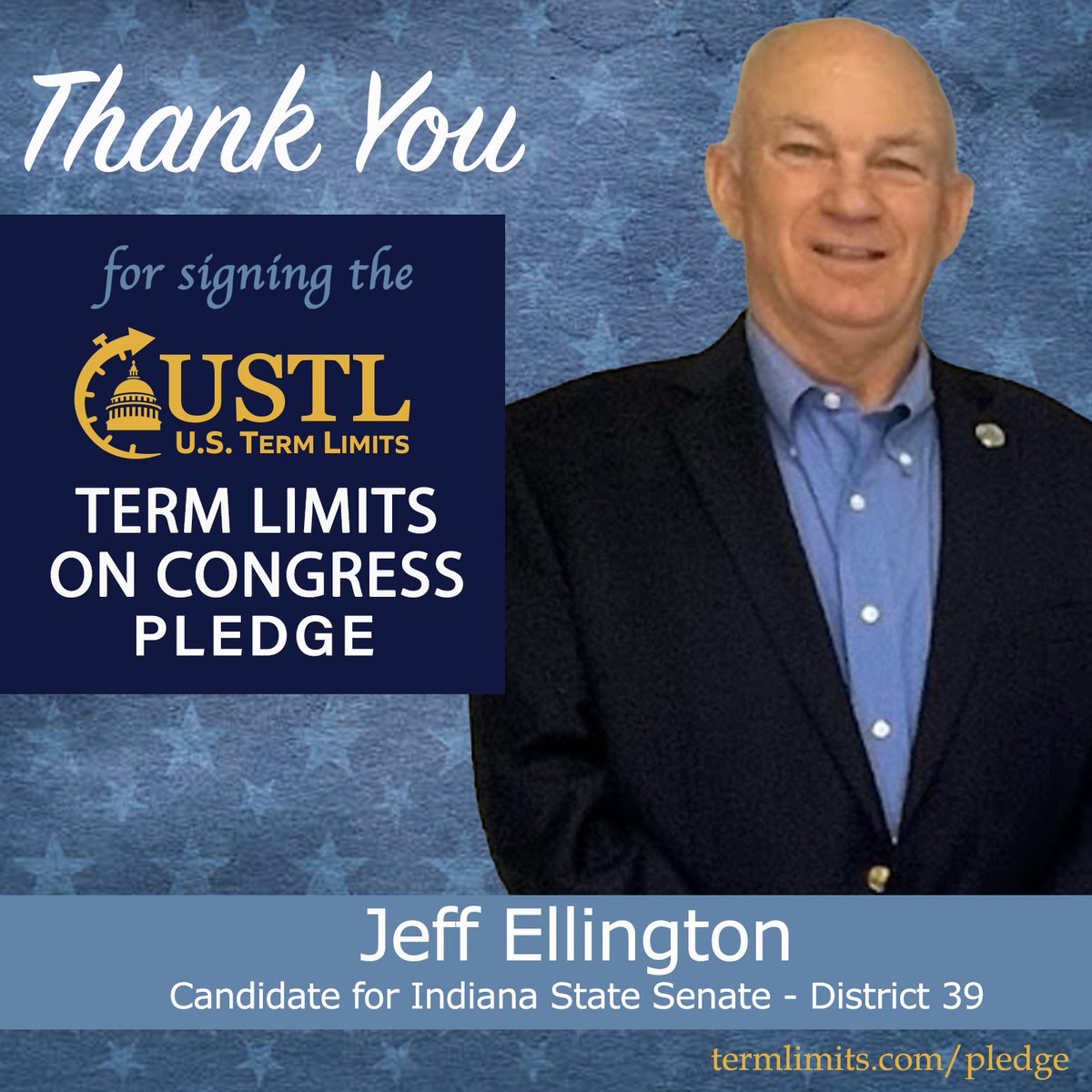 USTermLimits's tweet image. Thank you @JeffREllington for signing the #termlimits on Congress pledge. termlimits.com/wp-content/upl…