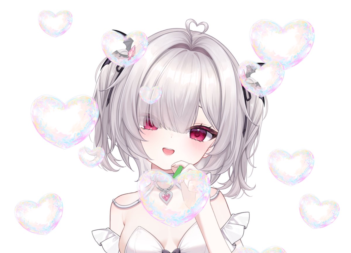 白髪赤眼♡Vtuber準備中 tweet media