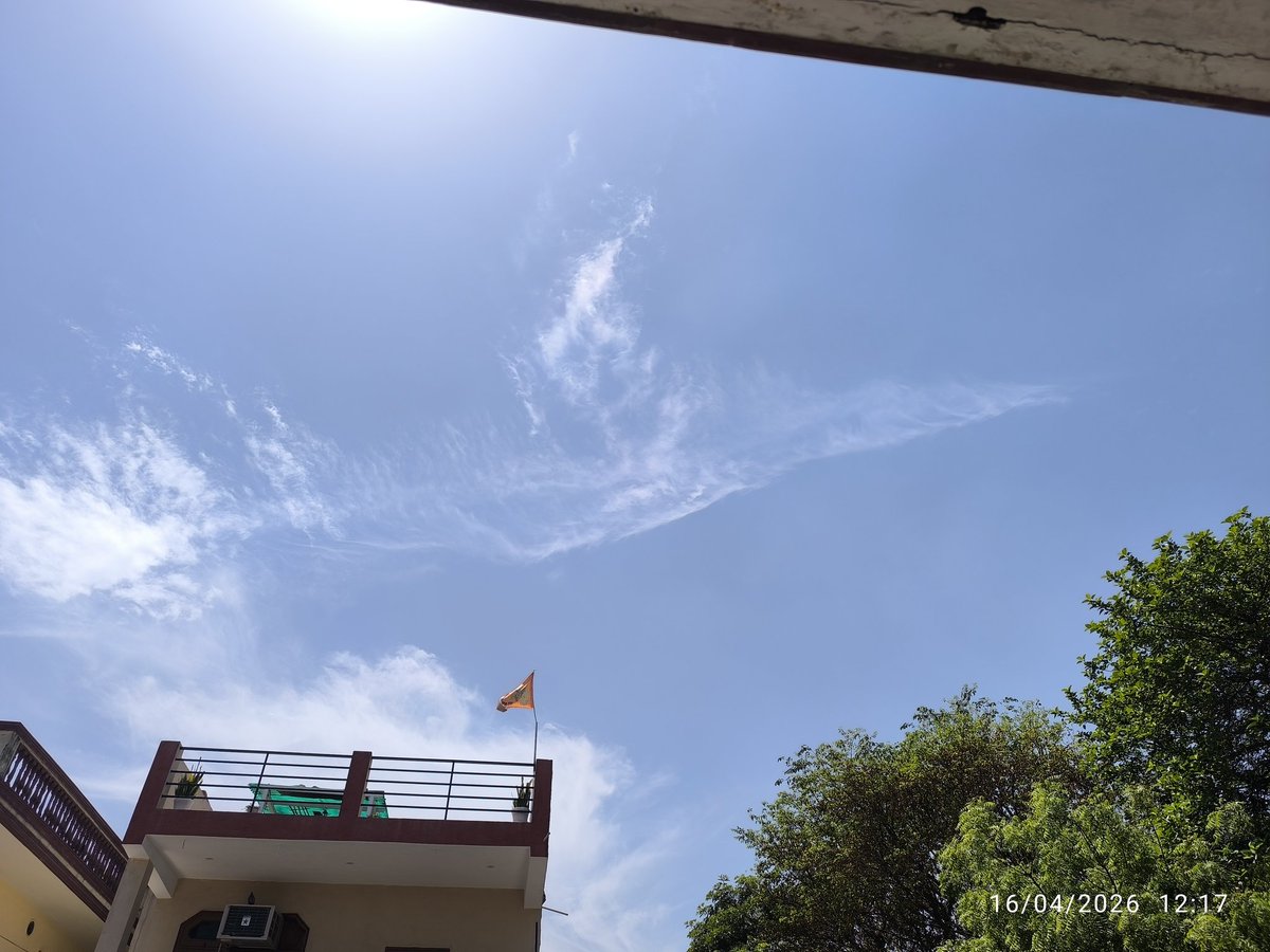 SaveGomata's tweet image. 100) Chemtrails in Gurugram, 16Apr2026, Part1 @RohitMishra2024 @LokParitraan @kanthisback @AimPoojaind @awakenindiamvmt @DeeEternalOpt @Suhelseth @YashMor5 @GeneralBakshi @sankrant @sdeo76 @madhukishwar @RituRathaur @MNageswarRaoIPS @ArchanaRajdharm @DeepikaSharmaa_ @kunal492001