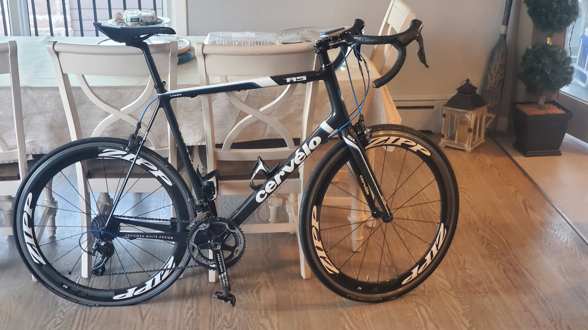 Testudo94's tweet photo. @cervelo I bit older (2012) but I gaze at it daily, and ride about every other day. https://t.co/UFz3ORY2yb