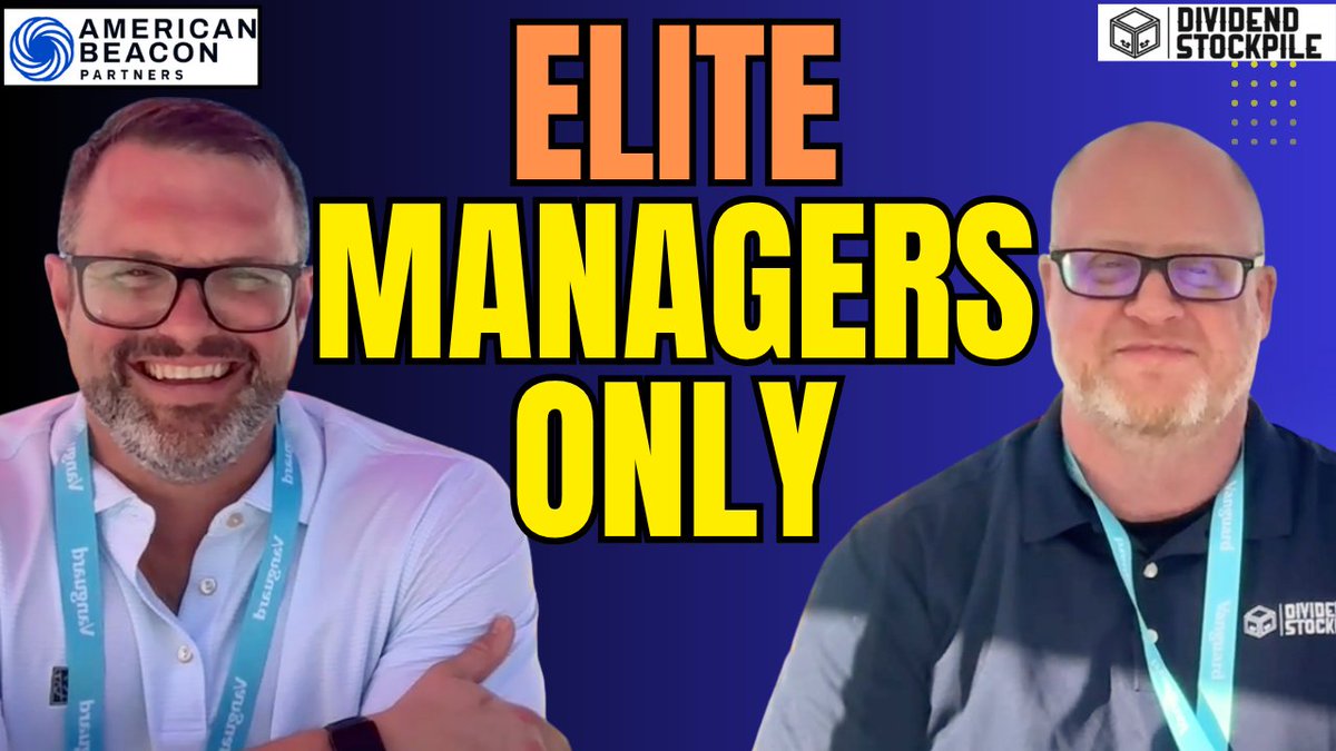 DivStockpile's tweet image. How do you actually find elite investment managers for #ETFs?

I sat down with Greg Stumm from American Beacon Partners to break down their process—from deep due diligence to identifying consistency and true skill.

Watch here: youtu.be/vmdbU60wVws