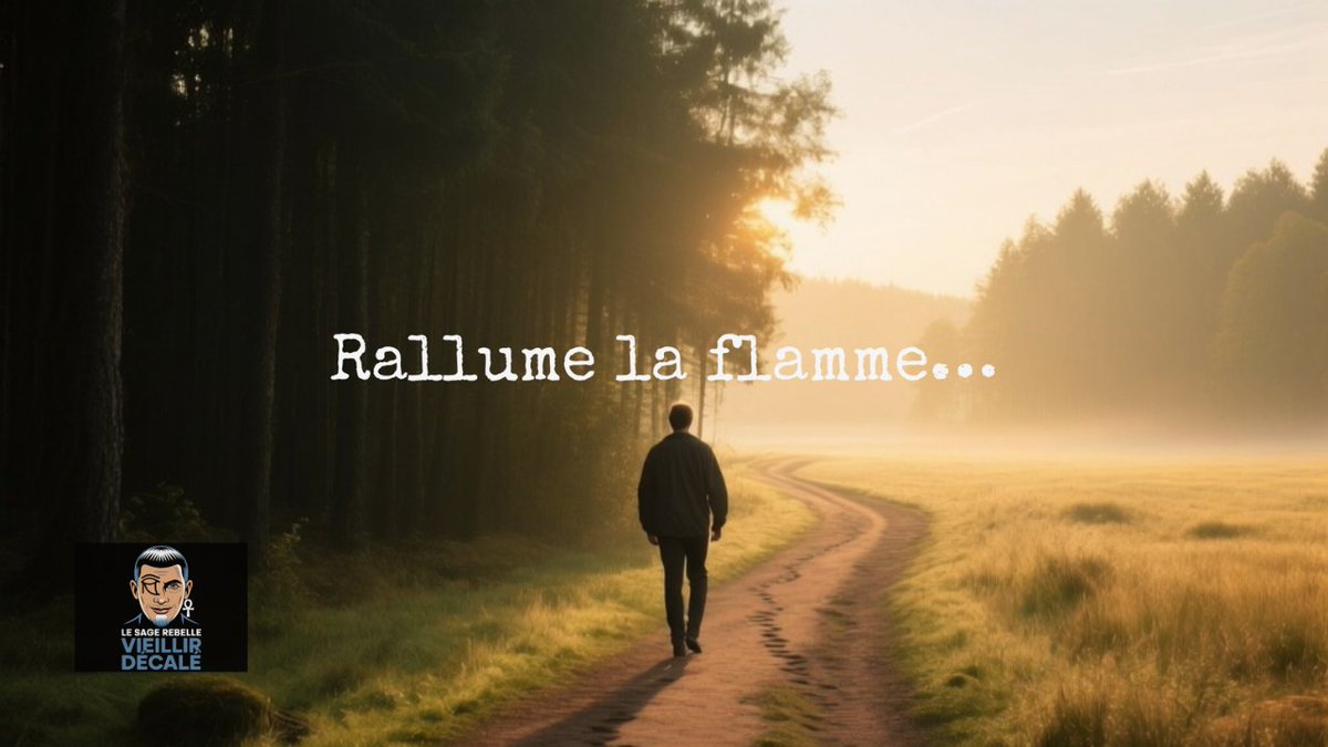 sage_rebelle's tweet image. On risque de se perdre en se laissant aller.

Il suffit parfois d’un mouvement pour rallumer ce qui s’était éteint.
N’attends pas, avance. Et l'envie, et la vie reviendront.

Épisode 32 👉 youtu.be/_mqQlAcx9qE

#SageRebelle #Réveil #Oser