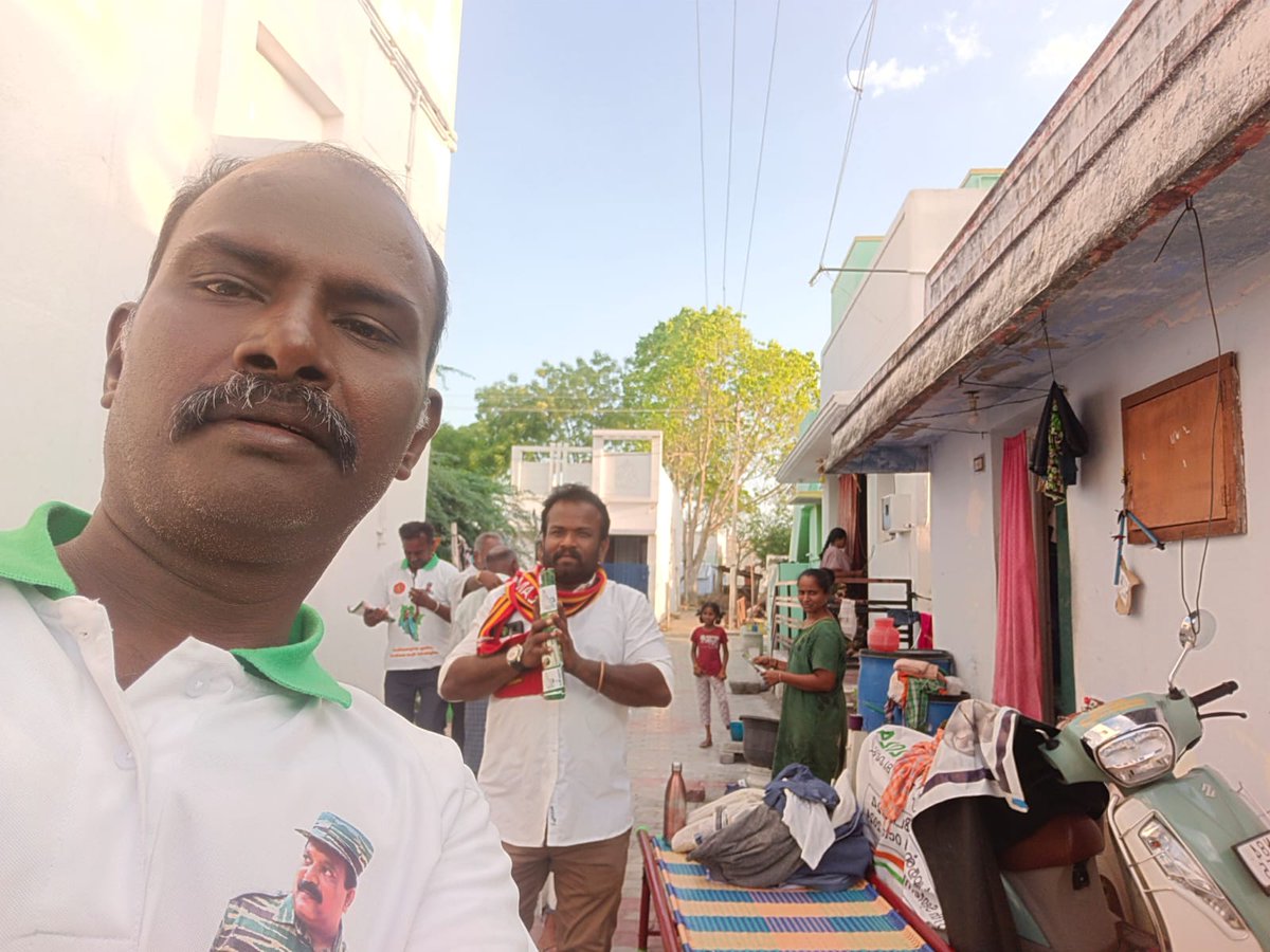 NTK_Srivilli's tweet photo. நாம் தமிழர் கட்சி 
திருவில்லிபுத்தூர் சட்டமன்ற தொகுதி 

இன்று 16.04.2026
பரப்புரை நடைபெற்ற நேரம்: காலை 07.00 மணி முதல் இரவு 09.55 வரை.

1.கிருட்டிணன் கோயில் விசால் நகர் = காலை 07.00 மணி முதல் காலை 07.30 வரை

2.கிருட்டிணன் கோயில் = காலை 07.40 மணி முதல் காலை 08.15 வரை – பேருந்து நிறுத்தத்தில் வாகனத்தில் பரப்புரை

3.பாட்டக்குளம் சாலை = காலை 08.20 மணி முதல் காலை 08.50 வரை

4.முத்து நகர் = காலை 08.55 மணி முதல் காலை 09.30 வரை

5.போக்குவரத்து நகர் = காலை 09.40 மணி முதல் காலை 10.15 வரை

6.குன்னூர் = காலை 10.25 மணி முதல் காலை 11.15 வரை - காந்தி சிலை

7.புதூர் = காலை 11.25 மணி முதல் மதியம் 12.15 வரை - காளியம்மன் கோயில் அருகே வாகனத்தில் பரப்புரை மற்றும் விநாயகர் கோயில் அருகே வாகனத்தில் பரப்புரை

8.கல்யாணிபுரம் = மதியம் 12.20 மணி முதல் மதியம் 01.15 வரை - கொடிமரம் அருகே வாகனத்தில் பரப்புரை

9.துலுக்கப்பட்டி = மாலை 03.30 மணி முதல் மாலை 04.15 வரை - வினாயகர் கோயில் அருகே வாகனத்தில் பரப்புரை

10.கட்டயடததேவன்பட்டி = மதியம் 04.20 மணி முதல் மதியம் 04.50 வரை - பேருந்து நிறுத்தம் அருகே வாகனத்தில் பரப்புரை

11.நத்தம்பட்டி = மதியம் 04.55 மணி முதல் மதியம் 05.25 வரை - பேருந்து நிறுத்தம் அருகே வாகனத்தில் பரப்புரை

12.சொக்கம்பட்டி = மதியம் 05.30 மணி முதல் மதியம் 06.00 வரை - மாரியம்மன் கோயில் அருகே வாகனத்தில் பரப்புரை

13.மூவரைவென்றான் = மதியம் 06.10 மணி முதல் மதியம் 06.50 வரை - முச்சந்தி வினாயகர் கோயில் அருகே வாகனத்தில் பரப்புரை

14.அய்யம்பட்டி = இரவு 07.00 மணி முதல் இரவு 07.35 வரை

15.அம்மாபட்டி = இரவு 07.45 மணி முதல் இரவு 09.45 வரை - களத்தூர் சாலை முக்கில் வாகனத்தில் பரப்புரை நடைபெற்றது 

நாம் தமிழர் கட்சி 
திருவில்லிபுத்தூர் சட்டமன்ற தொகுதி 
வெற்றி வேட்பாளர் 
சட்டத்தரணி 
அண்ணன் அ. கரிகாலபாண்டியன் அவர்களுக்கு 

வாக்கு பதிவு இயந்திரத்தில் வரிசை எண் ஒன்றில் (1) விவசாயி சின்னத்திற்கு வாக்களித்து வெற்றி பெற செய்வோம்.

மேலும் தகவலுக்கு,

கு. பாலன் 
மாநில ஒருங்கிணைப்பாளர் 
நாம் தமிழர் கட்சி 
7695857242

அ. கரிகாலபாண்டியன் 
வேட்பாளர் 
 திருவில்லிபுத்தூர் சட்டமன்ற தொகுதி  
+919944730908

சி. ச. ராஜா 
மாநில துணைச்செயலாளர் 
தகவல் தொழில்நுட்ப பாசறை 
9787047675

தொகுதி தேர்தல் பணியில் 
பிரபாகரன் 
9894823863
விஜய் முனியப்பன் 
+919940381722

#நாம்_தமிழர்_கட்சி 
#திருவில்லிபுத்தூர்_சட்டமன்ற_தொகுதி 
#அ_கரிகாலபாண்டியன் 
#வத்ராப் 
#ntk
#NTK 
#சீமான்_பார்ப்பன_கடப்பாரை