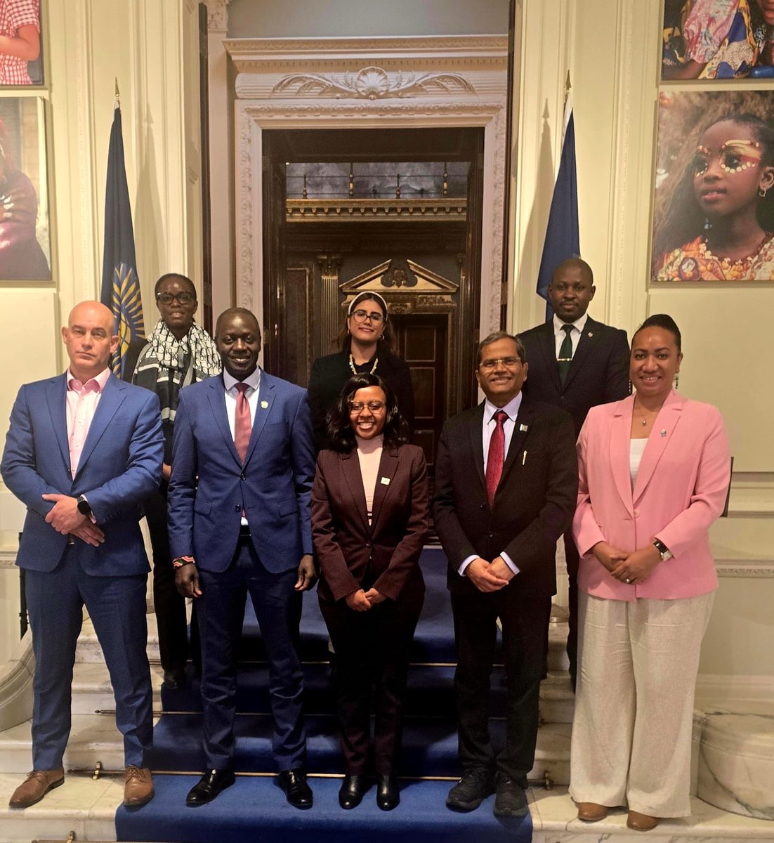 KenyaMissionUK's tweet photo. The High Commissioner was pleased to receive @Ps_Betsy_Njagi, Principal Secretary for Blue Economy & Fisheries, at @KenyaMissionUK for a courtesy call.

During her visit, the PS, accompanied by HC @mmakoloo, held consultations with the Commonwealth Secretariat’s Trade, Oceans & Natural Resources team ahead of high-level engagements on the margins of the 11th Our Ocean Conference (#OOC11) to be hosted by Kenya on 16–18 June 2026 in Mombasa & Kilifi.

In partnership with the Commonwealth Secretariat, Kenya will convene a Commonwealth Ocean Ministers Roundtable at PrideInn Paradise Beach Resort & Spa, Mombasa, chaired by Cabinet Secretary Ali Hassan Joho. The Roundtable will focus on advancing ocean action, including implementation of the Apia Commonwealth Ocean Declaration, the BBNJ Agreement, mobilisation of blue finance and strengthening partnerships for ocean conservation.

The PS also engaged the Our Ocean Conference Secretariat at the World Resources Institute in London and held a virtual briefing with U.S. Special Presidential Envoy for Climate, John Kerry, to review progress in preparations for #OOC11—the first time the global summit will be hosted on African soil.