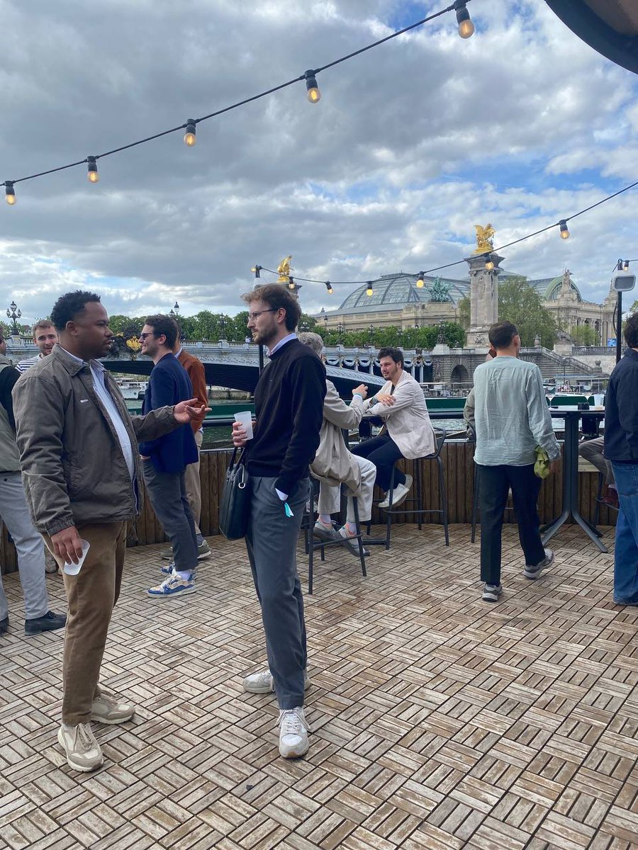 42Blockchain_'s tweet image. Apero time at the @HyperliquidX Liquid Circle by @HyperliquidFR during @ParisBlockWeek

Great conversations with @nethermind excited about what's coming
@42Blockchain_ is here #ParisBlockchainWeek #Hyperliquid