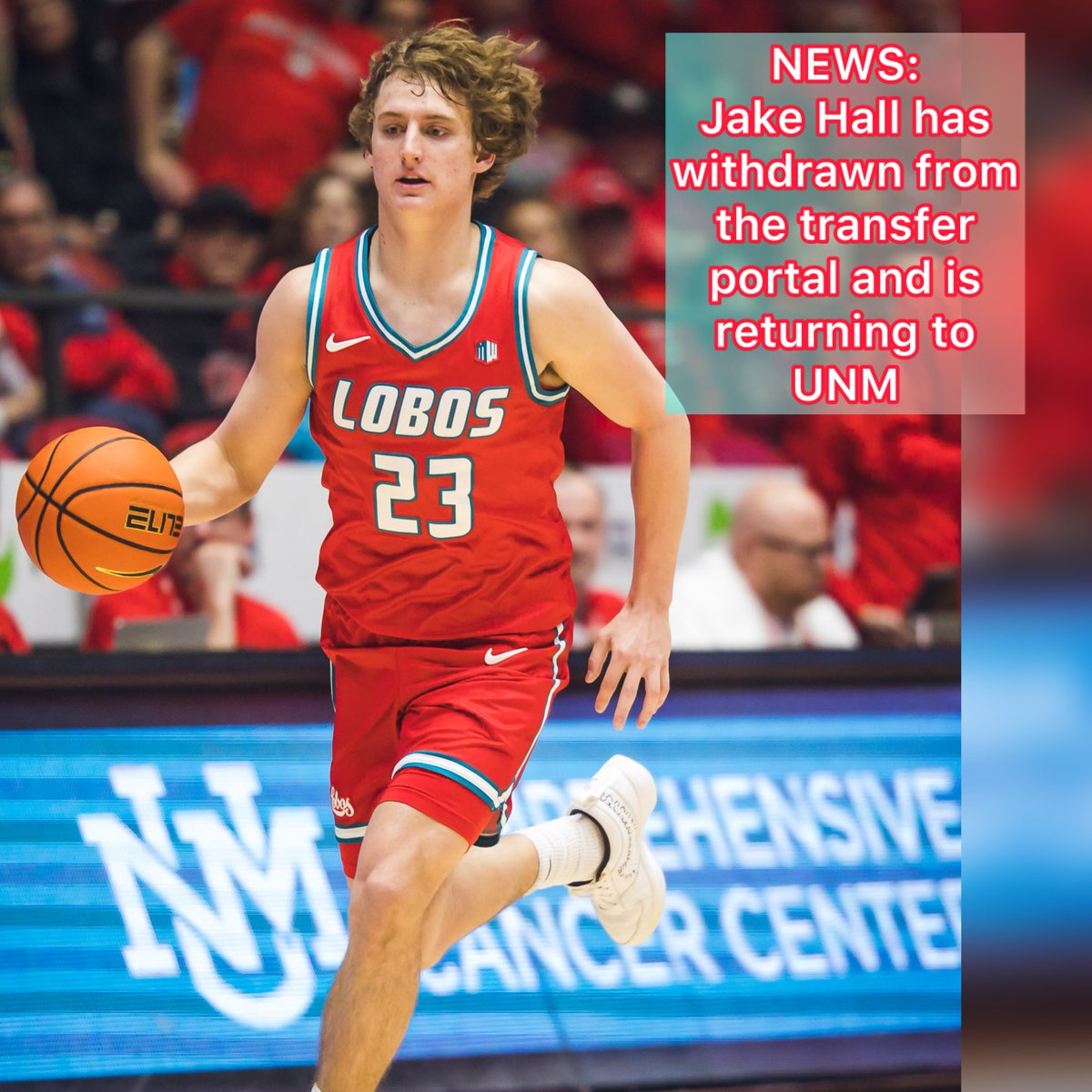 CouchPSports's tweet image. LFG!!!! Jake Hall has withdrawn from the transfer portal and is running it back with UNM #newmexico #albuquerque #unmlobos #golobos #mountainwest