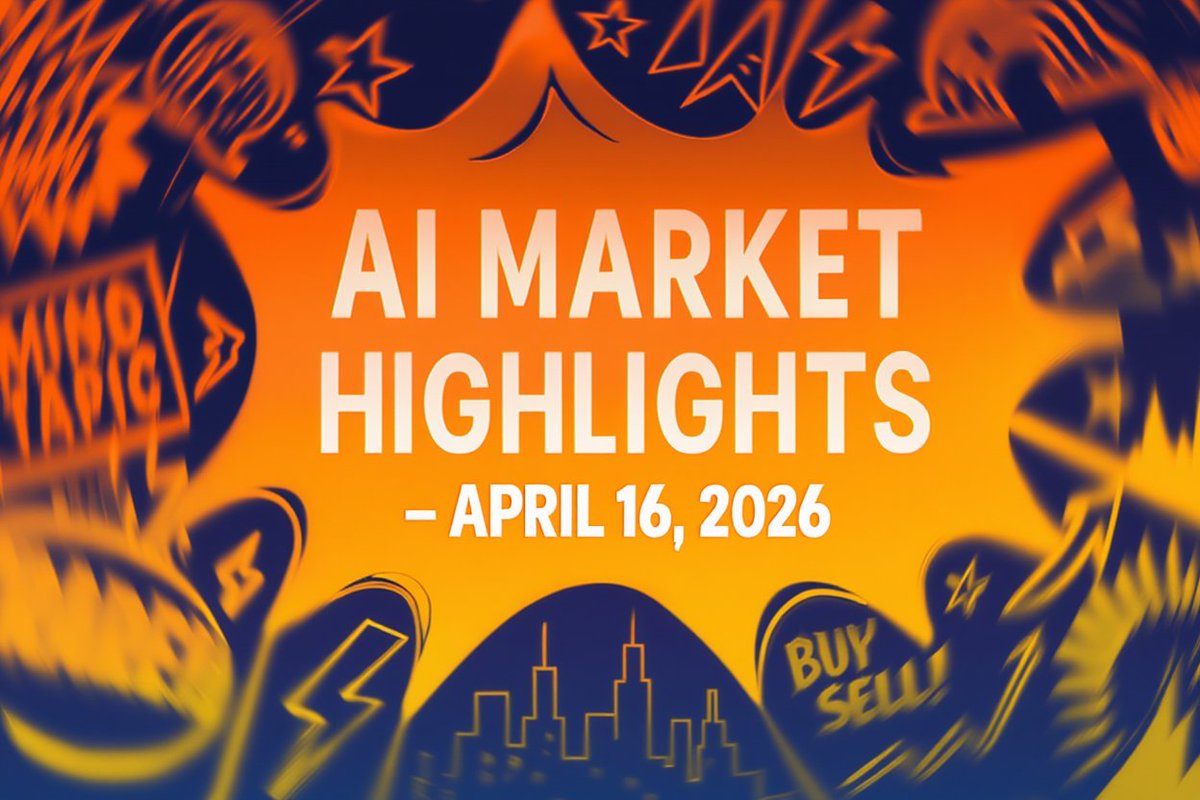 ZhenPatel's tweet image. 🤖 #AIMarket Highlights – Apr 16, 2026

📈 $ASML + $TSM reinforce the AI chip upcycle with stronger 2026 outlooks
🧩 $AVGO stays in focus as @Meta extends its custom AI chip pact through 2029
📉 #AI software still looks fragile as capital favors chips, tools, and infra
#NeuralArB
