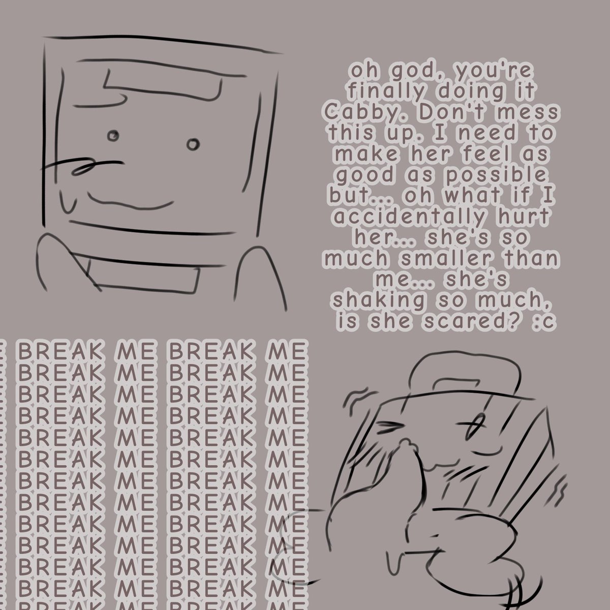 fandomrule34's tweet photo. Boss makes a dollar, I make a dime, I draw porn on company time
This genuinely came to me in a dream https://t.co/KUlL7cNffG