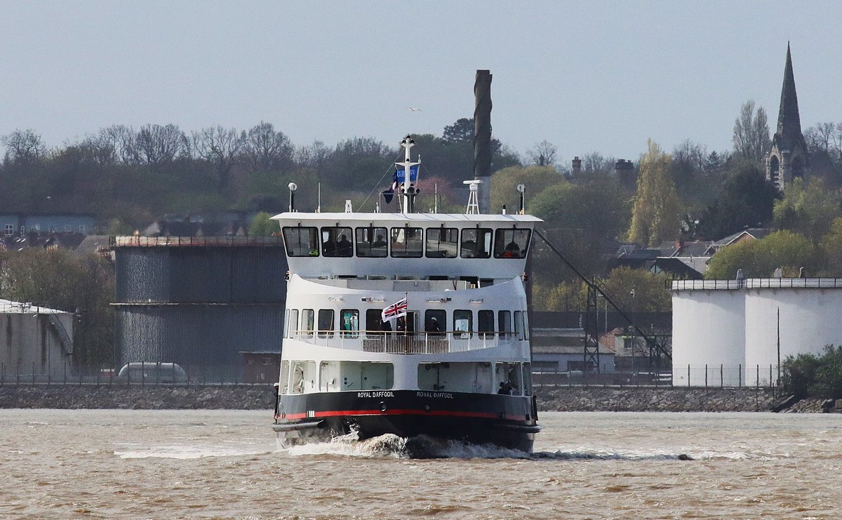 DaveThePapLpool's tweet image. New Mersey Ferry, Royal Daffodil out on the Mersey today , undergoing trials complete with Portaloo , (haha) @MerseyFerries  @ExploreLpool  #royaldaffodil  #rivermersey
