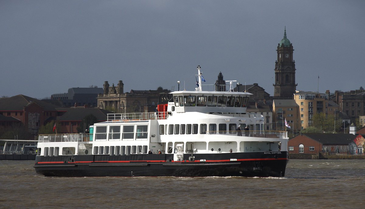 DaveThePapLpool's tweet image. New Mersey Ferry, Royal Daffodil out on the Mersey today , undergoing trials complete with Portaloo , (haha) @MerseyFerries  @ExploreLpool  #royaldaffodil  #rivermersey