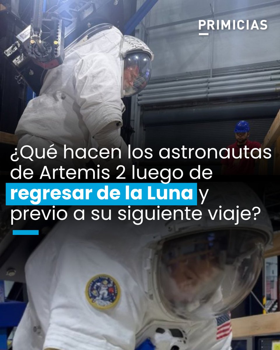 Tras el exitoso retorno de la misión Artemis 2, los astronautas iniciaron simulaciones en la Tierra y han compartido imágenes y videos de los entrenamientos con trajes espaciales.
prim.ec/lQc350YKxst