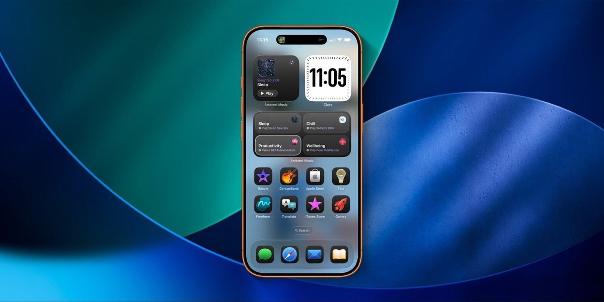 dailytechonx's tweet image. Transform your iPhone experience with iOS 26.4's new Ambient Music widgets! One-tap access to mood-based playlists right from your Home Screen. iOS 26.4 Launches Ambient Music Widgets for Personalized Home Screen Playlists thedailytechfeed.com/ios-26-4-launc… #iOS #Apple #Widgets #Music