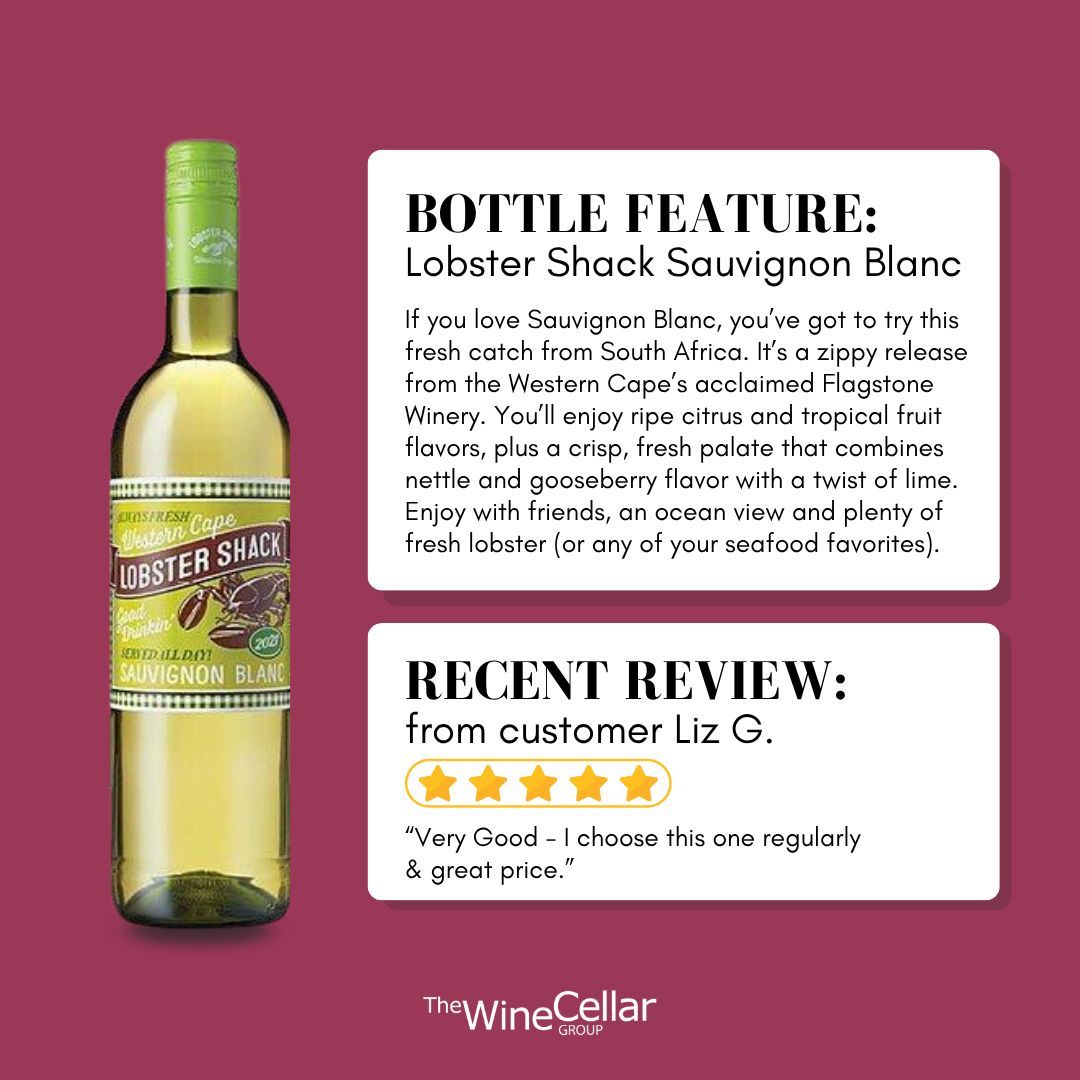 This #MyCellarCollection Sauvignon Blanc is described by another customer as "Light and crisp with lime start. Great summer wine." Try it for yourself! #TheWineCellarGroup