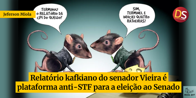 ds_pt's tweet photo. Relatório kafkiano do senador Vieira é plataforma anti-STF para a eleição ao Senado | Jeferson Miola

🔗 https://t.co/JDg2cMO96V https://t.co/zx3TOPDJEF