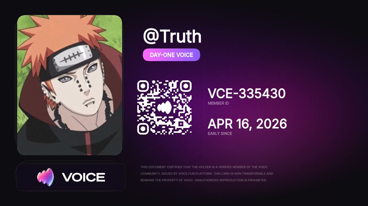 heistruthX's tweet image. Just got my @Voicehavefun membership card!

Member ID: VCE-335430

#Voice #VoiceFun #VoiceCommunity