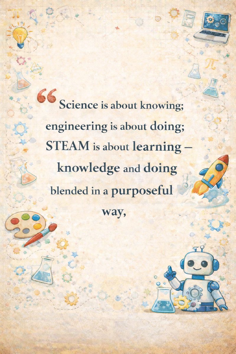 True learning happens when ideas turn into action and creativity meets curiosity. It’s not just about understanding—it’s about building, exploring, and making an impact 💡🚀

#STEMtoSTEAM #CuriousMinds #LearnByDoing #InnovateAndCreate #tysonmultimedia