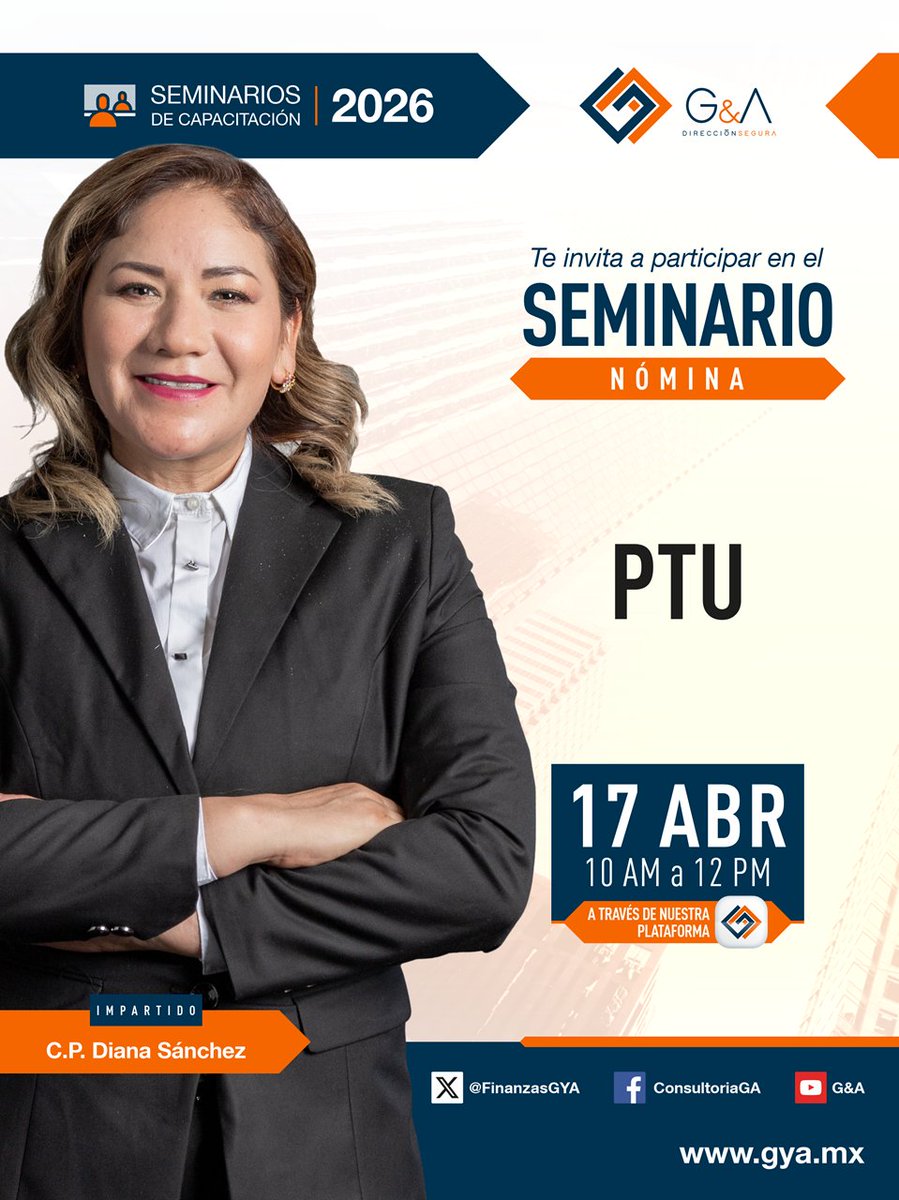 FinanzasGyA's tweet photo. PTU
Te invitamos a ser parte de nuestros seminarios TOTALMENTE GRATUITOS.
Para acceder a todos nuestros seminarios de capacitación, deberás ingresar a nuestra plataforma.
 
Plataforma Digital: https://t.co/chFUZLsHi9?
Canal de YouTube: https://t.co/AP1NzGbf9U https://t.co/ixvwOOAp6J
