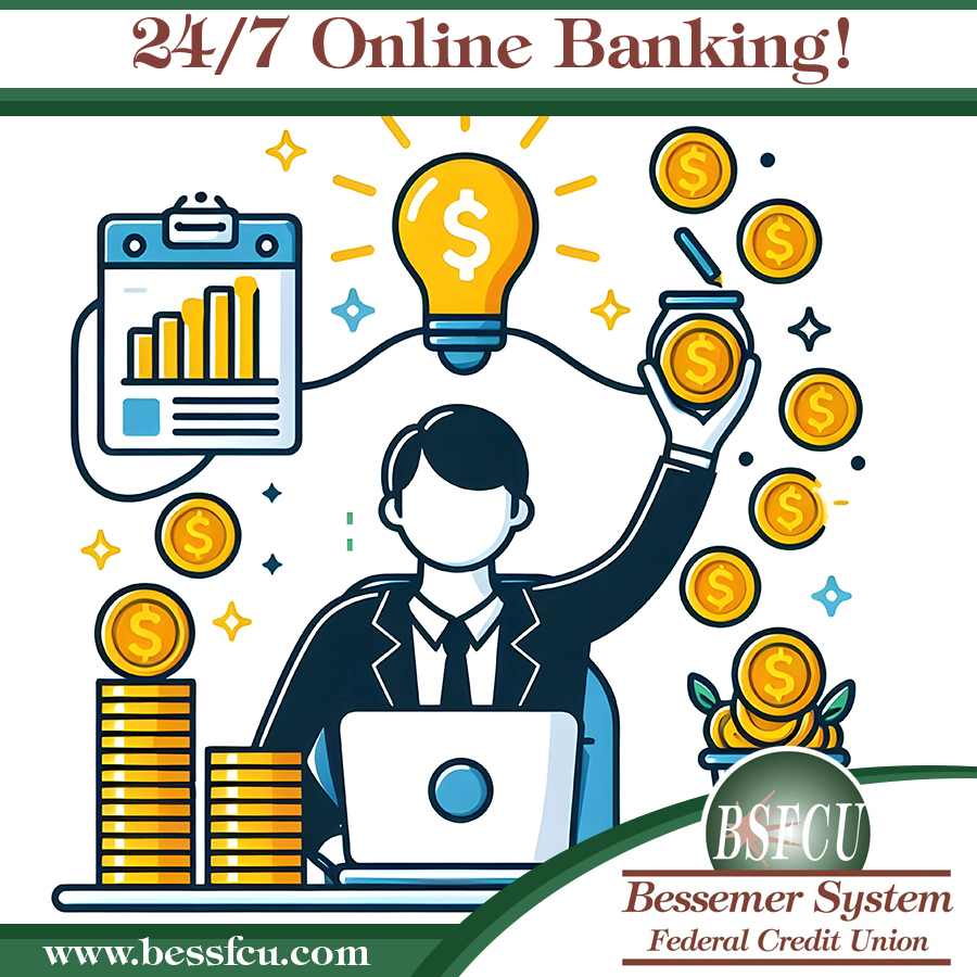 BessemerFCU's tweet image. Bank 24/7 from anywhere you have internet access. Make transfers, check balances, pay bills, and more! 📷
Learn more: bessfcu.com
#GreenvillePA
#CreditUnion