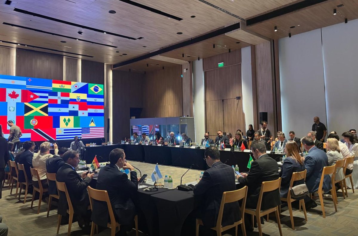 WorldBASCOrg's tweet photo. 🚢 World BASC Organization estuvo presente en la En la 3ª edición sobre la Lucha contra el Comercio Ilícito de Directores Generales de Aduanas de la Región de las Américas organizado por Transnational Alliance to Combat Illicit Trade @TRACIT_org en Brasil, del 16 al 14 de abril. https://t.co/ea6uztKCA8
