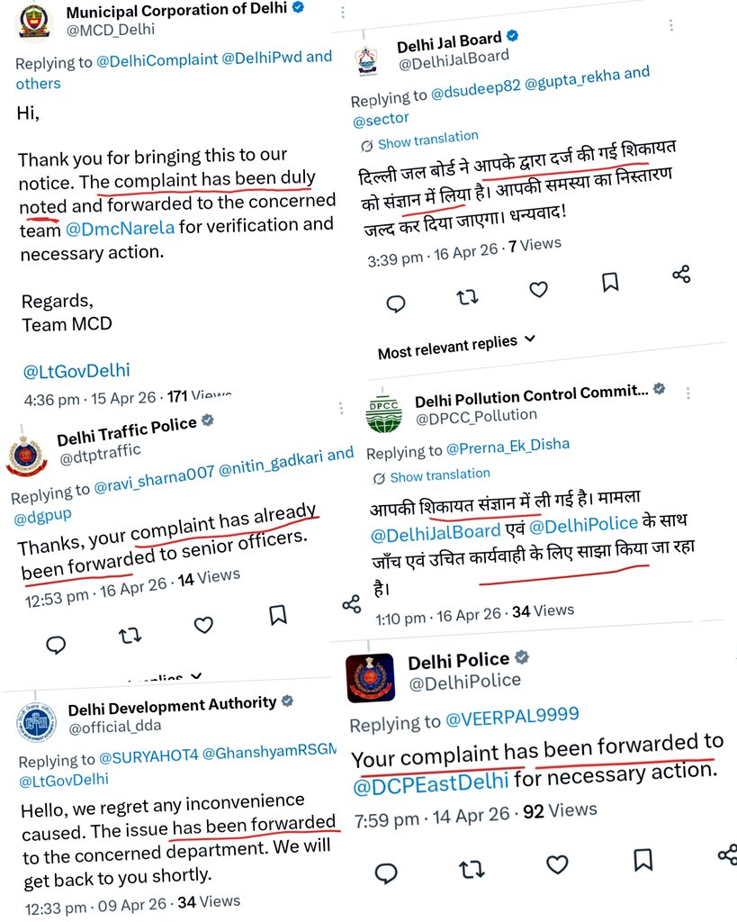 Delhi Complaint tweet media