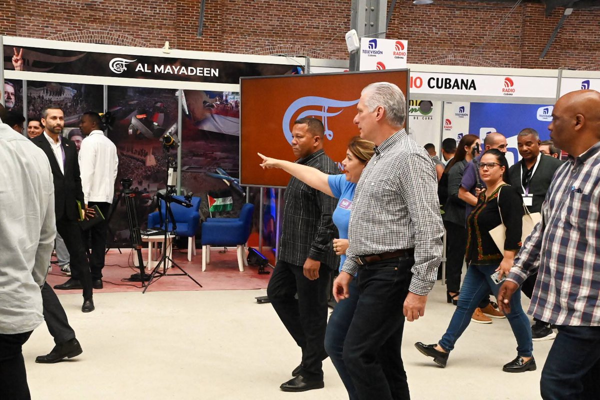 Con la presencia de <a href="/DiazCanelB/">Miguel Díaz-Canel Bermúdez</a> inició el V Coloquio Internacional “Patria”. En el evento se debatirá  sobre soberanía informativa, algoritmos y hegemonía cultural desde el Sur, actualizando el pensamiento de Fidel en la era digital. #PatriaConFidel #PinardelRío