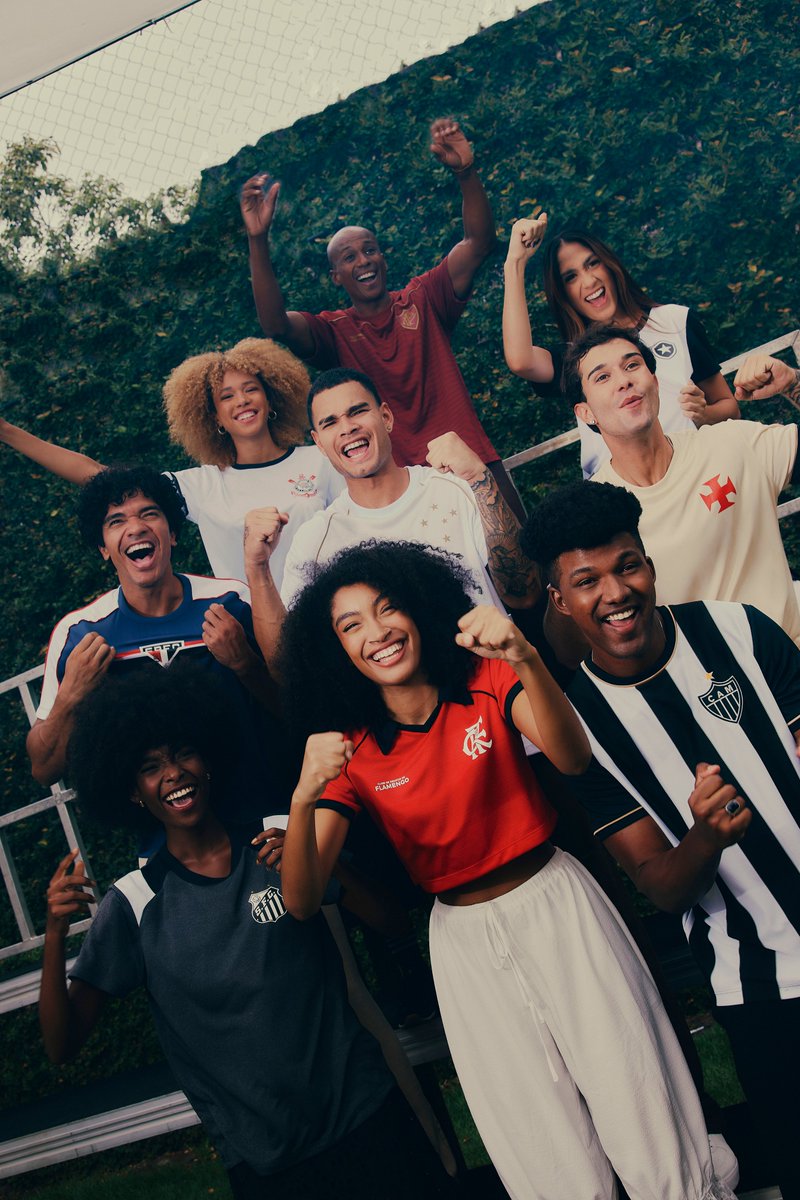 Braziline's tweet photo. Ta no ar, ta no mundo! Coleção Vibrar Inverno 2026 já disponível nas lojas oficiais dos clubes e em nosso site enquanto durarem os estoques. https://t.co/NrL7ykE4Gm