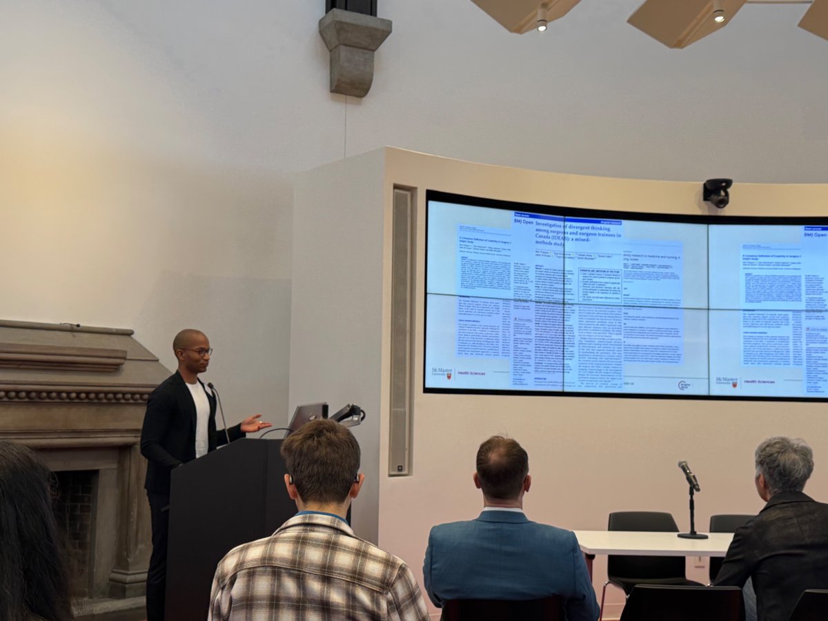 _alexthabane's tweet photo. Had a great time at @UofT TASC Creativity &amp; Aesthetics Conference! 

We presented our recent study on “Characteristics of Creative Individuals”, an empirical model of creative potential! 

@McMasterSurgery https://t.co/gsU4vwVVc5