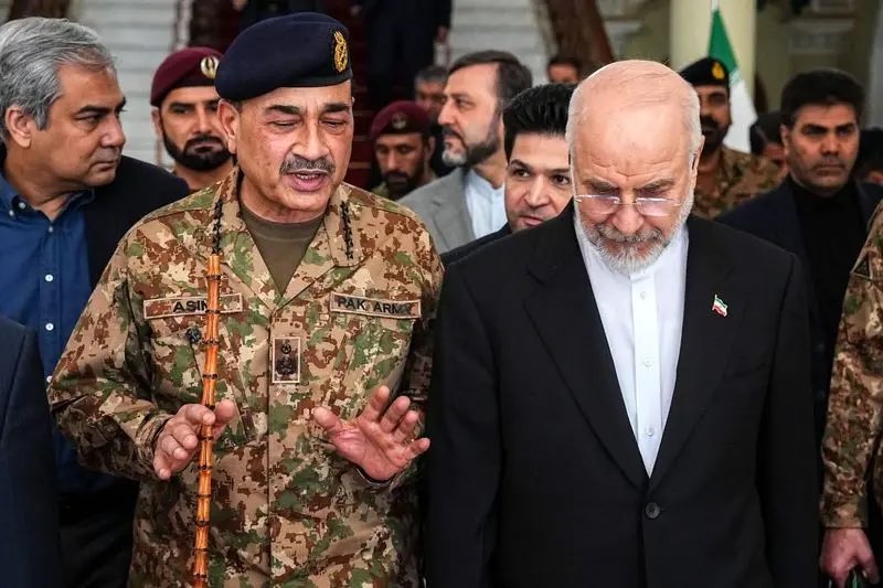 Field Marshal Syed Asim Munir, NI (M), HJ, #COAS &amp; CDF of #Pakistan’s visit to Tehran, #Iran 

<a href="/OfficialDGISPR/">DG ISPR</a> #AsimMunir #ISPR