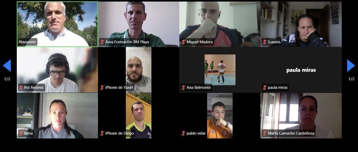 MicriRueda's tweet photo. Comienza el curso de entrenador nivel II de balonmano playa organizado por @FAndaluzaBM https://t.co/fbLHsGGqbh