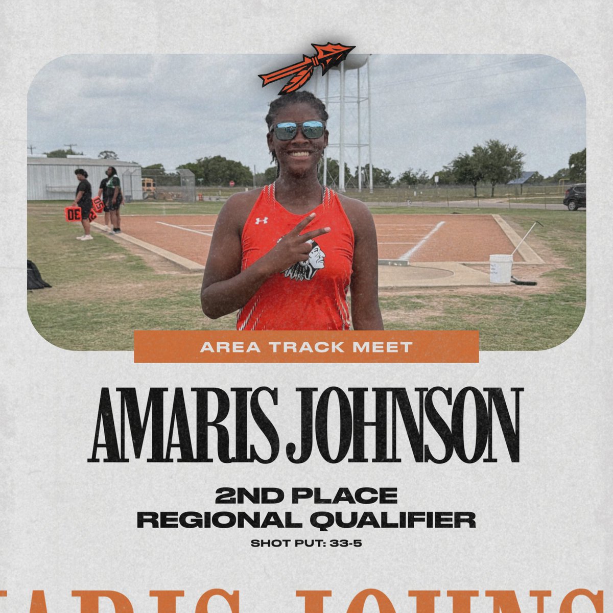 ApachesGHS's tweet photo. Congratulations to Amaris Johnson on advancing to Regionals in Shot Put! https://t.co/yGCJ6a8aFj