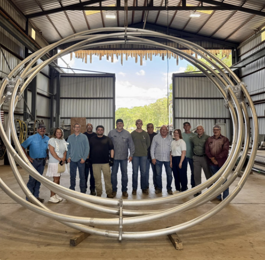 AmericanTankinc's tweet photo. Our team at AT&amp;V had the privilege of being part of something truly meaningful, fabricating the base of the Crown of Thorns for the Cross of Christ. This project goes beyond steel and fabrication; it represents faith, community, and a legacy that will stand for generations. https://t.co/t7t6nLQCJT