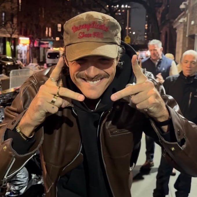 him and that damn leather jacket