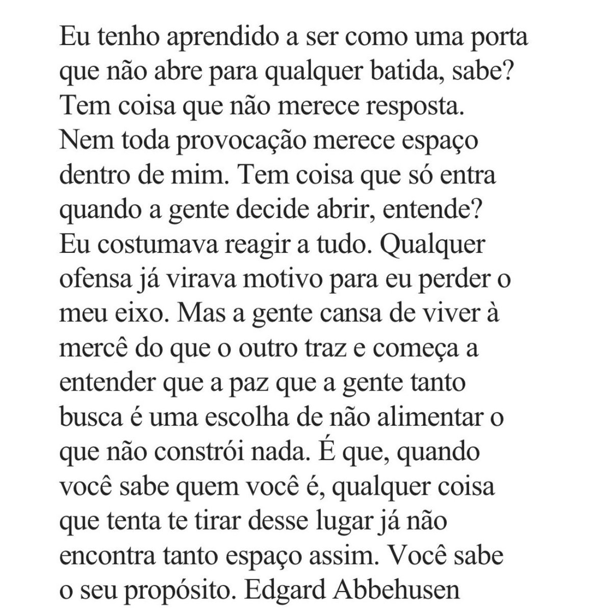 Amo os textos desse querido