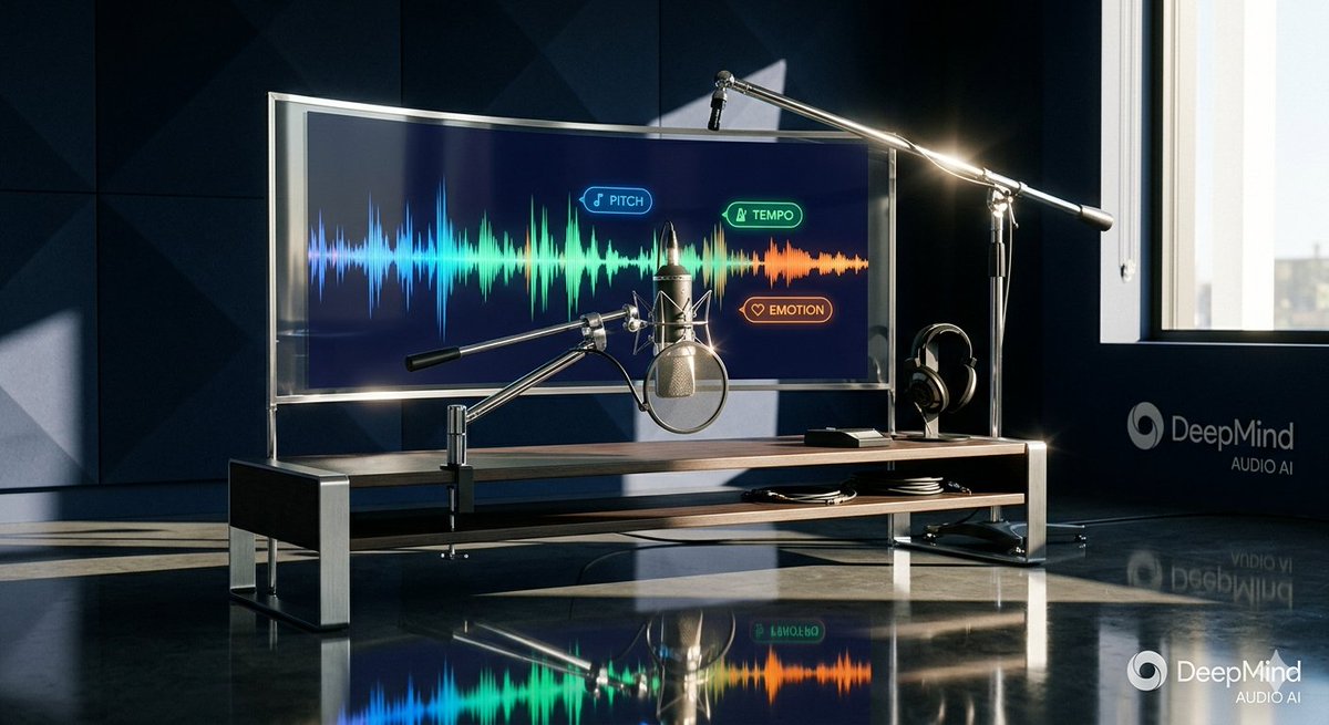 AGIFutures's tweet photo. DeepMind’s Gemini 3.1 Flash TTS adds granular audio tags that let you guide speech like never before. A must‑watch for anyone prototyping expressive voice.
https://t.co/44ACPld396 https://t.co/TfupUGLlvH