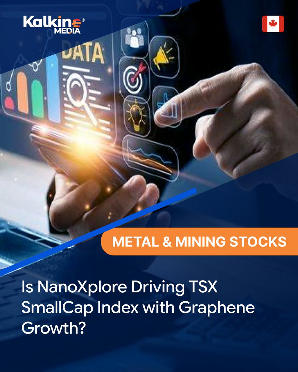 Kalkinemedia_CA's tweet image. NanoXplore in TSX smallcap Index context reflects graphene manufacturing, composite material integration, and expanding industrial applications across advanced material science sectors
zurl.co/UZEOf 

#TSX #SmallCapIndex #MetalAndMining #KalkineMediaCA