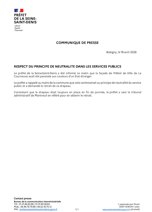 Préfet de la Seine-Saint-Denis tweet media