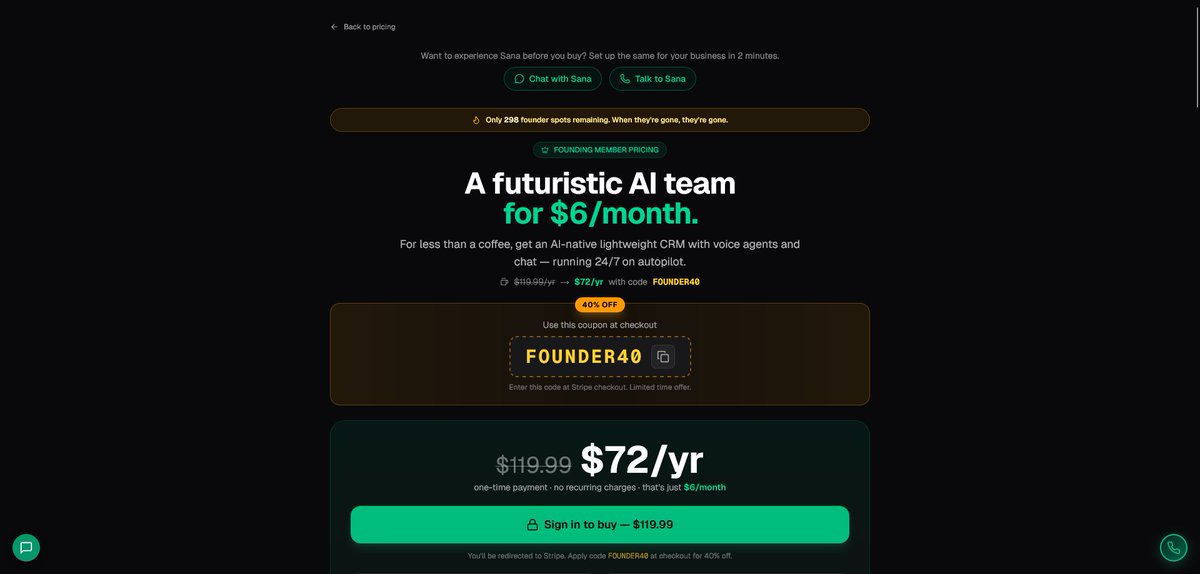 Enterprise-grade AI for small businesses🤖

Hawil AI gives solopreneurs a voice agent, chatbot, and built-in microCRM with Sana handling calls, chats, lead qualification, &amp; followups 24/7.

🎉Founder deal: saaspirate.com/go/hawil

#AI #SmallBusiness #Solopreneurs #CRM #SaaSPirate
