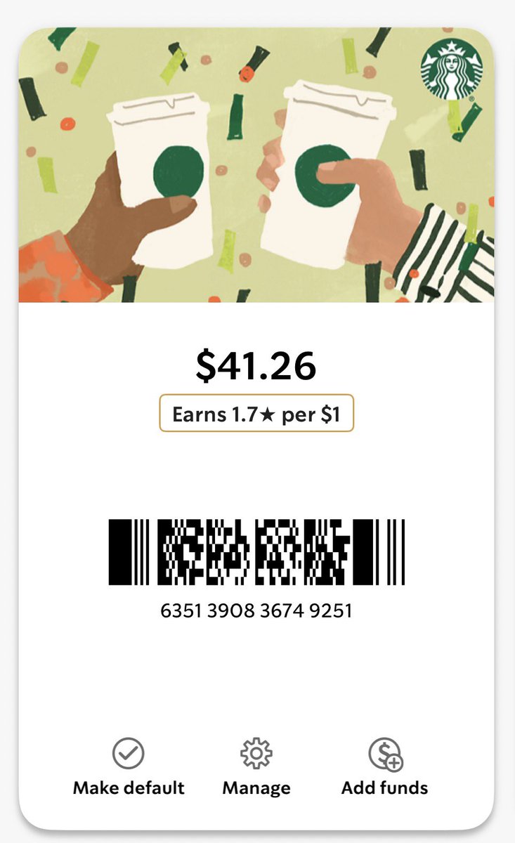 eshecker's tweet image. Awesome gesture from @JfkCards to add more to this #RAKoftheDAY coffee day. 

Go use it to get yourself something delicious.