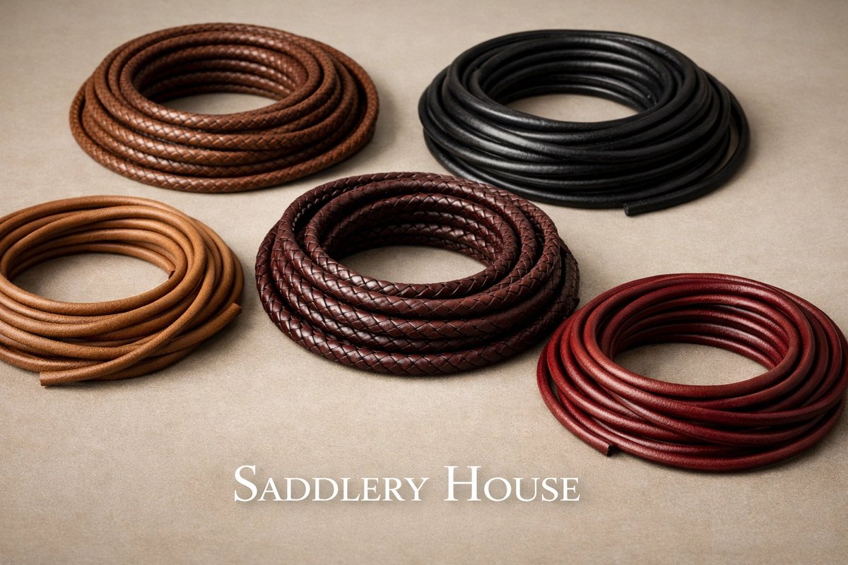 SHLeatherCords's tweet image. Elevate your brand with custom leather components. 🧵 Saddlery House offers private label branding &amp;amp; custom colors for your design needs. Premium quality from India. 🇮🇳

Looking for a long-term leather cord supplier? Let’s talk! #LeatherCords #PrivateLabel #B2B