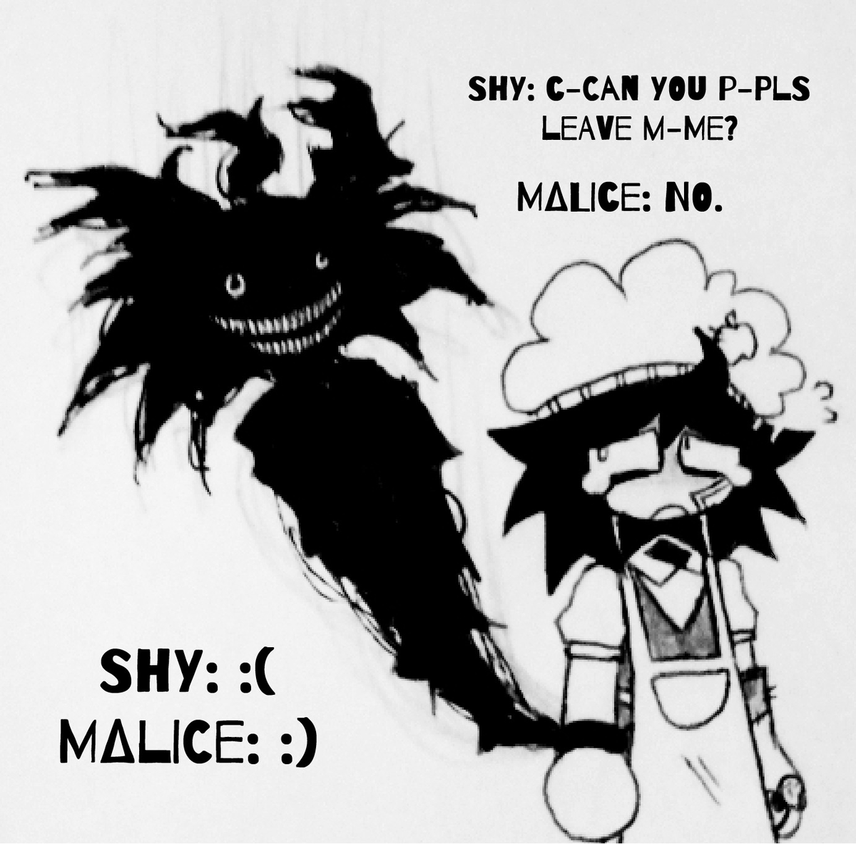 A FPE x SATBS/Self-Paced idea called "Basics in Behavior [Black &amp; White]"

#fundamentalpapereducation #fpeabbie #fpealice #selfpaced #sonicantheblacksun