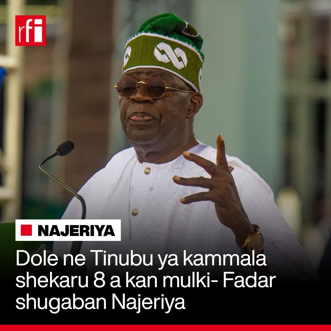 Munnirsanda's tweet photo. Fadar shugaban Najeriya ta ce tunda tsohon shugaban ƙasa Muhamadu Buhari ya kammala shekaru 8 akan mulki, to dole ne shugaba Tinubu shi ma ya cika shekaru 8 kafin ya sauka.

Wannan na a matsayin martani ga tsohon matakin shugaban ƙasa Atiku Abubakar da ya ce yana ganin lokaci ya yi da ɓangaren kudancin Najeriya za su bar shugabancin ƙasar.