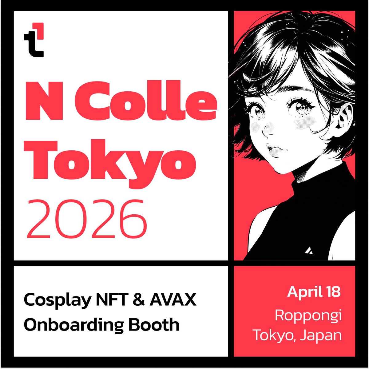 kann_50's tweet photo. 🚨明日です🚨

#NコレTOKYO でお待ちしてます💕

Avalanche Team1🔺公式サポート✨
海外本部も認めた
フラフリの🔺普及活動🔥

✅サトウタナカさんデザイン缶バッジ
✅Avalancheステッカー
✅しらたまチェキ📸サービス
✅グッズ販売（AVAX/JPYC/PayPay）

明日4/18(土)11時〜17時🎀
しらたま降臨✨ https://t.co/ANbMD63jW7