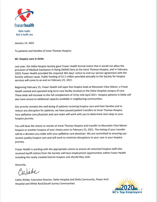 Delta Hospice Society tweet media