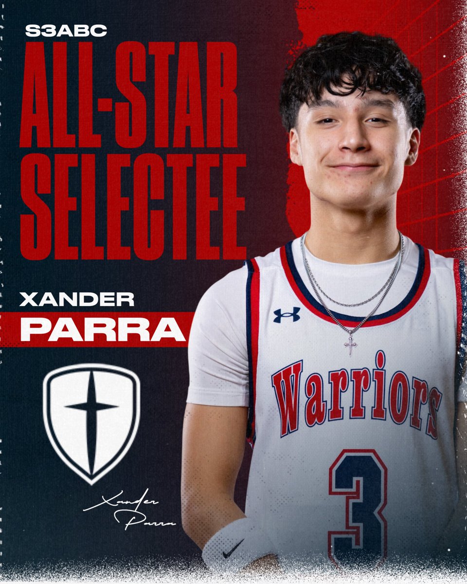 CCSWarriorsBB's tweet photo. 2026 PG Xander Parra (@XanderParra) earns S3ABC All-Star honors. A true floor general with the ability to control the game and make plays at every level.

📈 Just getting started.

April 19 | 6 PM
📍 Texas A&amp;M University–San Antonio
Representing SA alongside Mini 6A UIL talent. https://t.co/OfKmVZ4x06