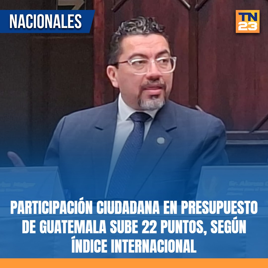 TN23NOTICIAS's tweet photo. #Participación #ciudadana en #presupuesto de #Guatemala #sube 22 #puntos, según #índice #internacional ➡️ https://t.co/THF1b7rUtU https://t.co/dM2aiwYiVn