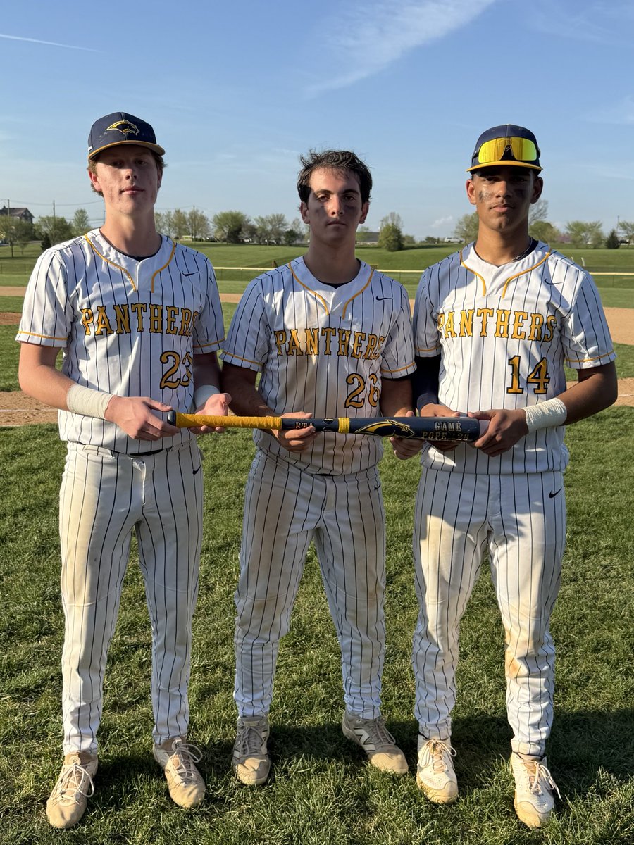 PJPHSBaseball's tweet photo. PJP (10) Perk Valley (0) 6inn

Panthers bats catch 🔥 with 11 hits while Glose (4ip,7K,1h) &amp; Tindall (2ip,2h) combine for the shutout. 

Witter* (27) 2B,3h,2rbi,1r
Buckley* (27) 3B,2B,1rbi,3r
Kupp* (27) HR,3rbi,2r
Desanto (27) 2B,1r
Mishock (27) 3B,1r https://t.co/NyyUxwQHyR